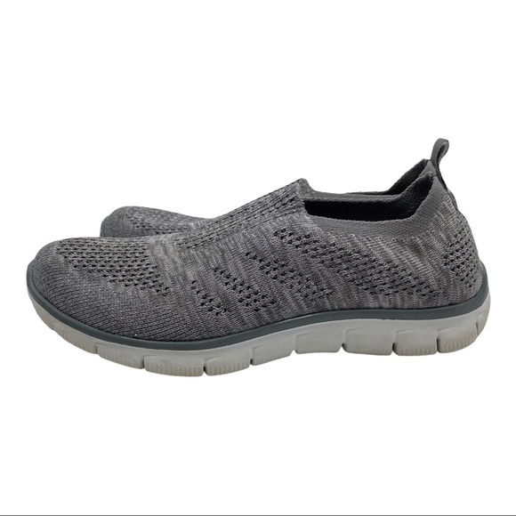 Skechers Air-Cooled Memory Foam Grey Sneakers Women’s Size 7 - Picture 5 of 10